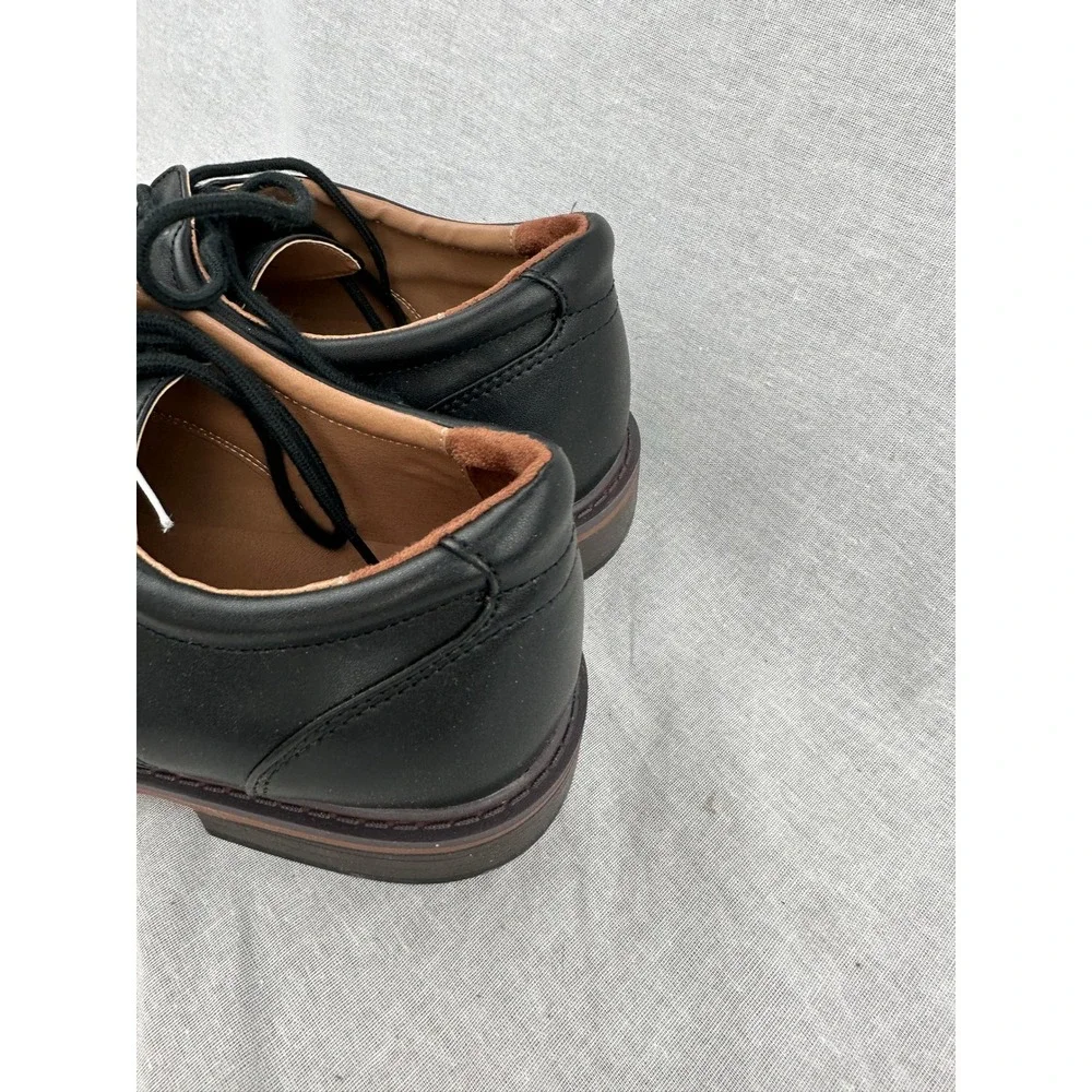Goodfellow‎ & Co Mens Black Derby Dress Shoes Memory Foam Lace Up Size 10.5